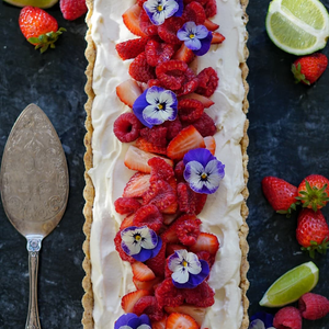 Lime And Berry Tart (GF)
