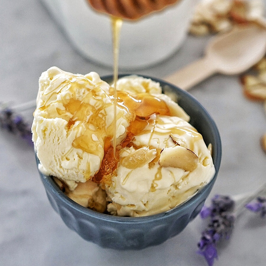 Sea Salt & Honey No-Churn Ice Cream