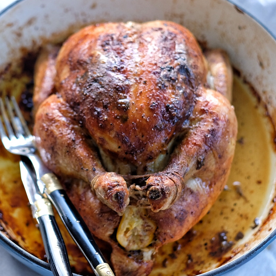 Garlic and Thyme Stuffed Chicken