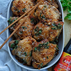 Sweet Soy Chicken with Coriander Chimichurri