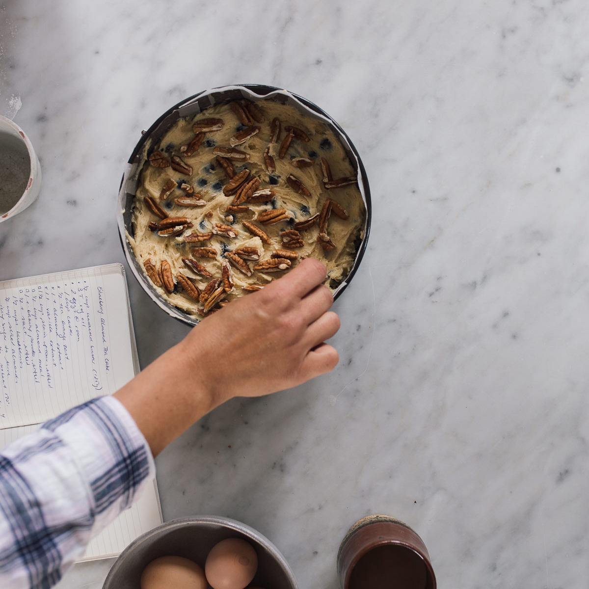 Blueberry Pecan Cake