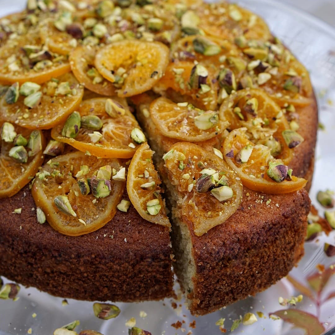 Mandarin Pistachio Cake