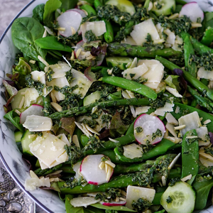 Spring Pea And Asparagus Salad