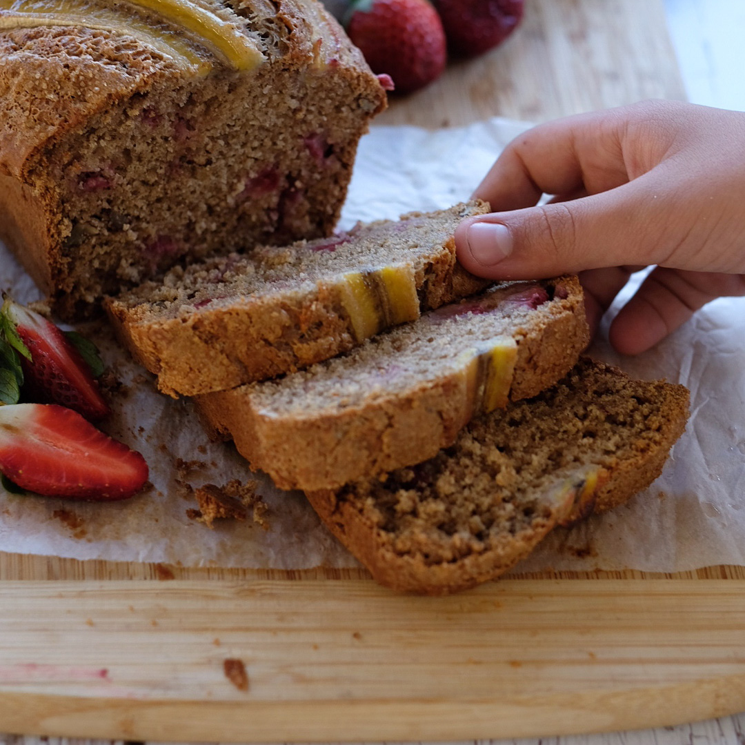 Strawberry Banana Bread